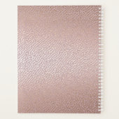 エレガントバラ金ゴールドヘアシックアポイントメント書 プランナー手帳 (裏面)