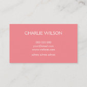 エレガントバラ金ゴールドホイル絵を描ストライプのプロフェッショナル 名刺 (裏面)