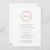 エレガントバラ金ゴールドモノグラム情報/詳細カード エンクロージャーカード (正面/裏面)