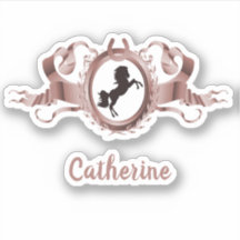 エレガントバラ金ゴールドリボンのクレスト名