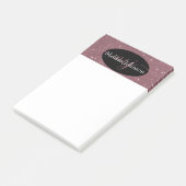 エレガントバラ金ゴールドレタリングオンブラックポストイットNo ポストイット (アングル)