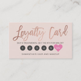 エレガントバラ金ゴールド化粧ヘア赤面ピンク ロイヤリティカード