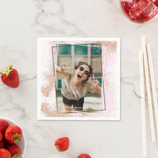 エレガントバラ金ゴールド卒業党 スタンダードカクテルナプキン (インサイチュ)