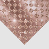 エレガントバラ金ゴールド市松模様に金属グリッター 薄葉紙 (詳細)