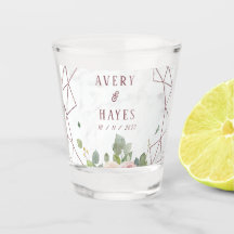 エレガントバラ金ゴールド幾何結婚式