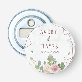 エレガントバラ金ゴールド幾何結婚式 栓抜き