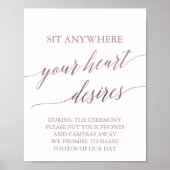 エレガントバラ金ゴールド書あなたのハートの欲望 ポスター (正面)