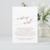 エレガントバラ金ゴールド書フローラ願い エンクロージャーカード (スタンド正面)