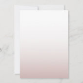 エレガントバラ金ゴールド書結婚のThe's Of 招待状 (裏面)