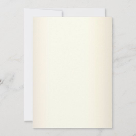 エレガントバラ金ゴールド書道シャンパ結婚ニュ 招待状 (裏面)