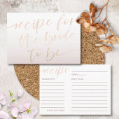 エレガントバラ金ゴールド書道ブライダルシャワー エンクロージャーカード