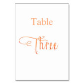 エレガントバラ金ゴールド書道表3 テーブルナンバー (裏面)