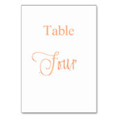 エレガントバラ金ゴールド書道表4 4 テーブルナンバー (裏面)