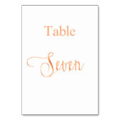エレガントバラ金ゴールド書道表7 テーブルナンバー (裏面)