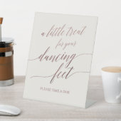 エレガントバラ金ゴールド書道 |アイボリー踊り足 台座サイン (インサイチュ)