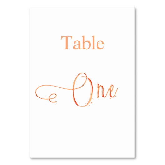 エレガントバラ金ゴールド白書表1 テーブルナンバー (正面)