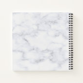 エレガントバラ金ゴールド結婚たった今結婚しましたズ大理石 ノートブック (裏面)