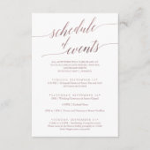 エレガントバラ金ゴールド結婚ズ週末イベント エンクロージャーカード (正面)