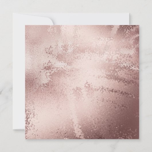 エレガントバラ金ゴールド結婚写真の発表 (裏面)