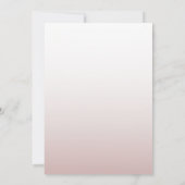 エレガントバラ金ゴールド結婚 招待状 (裏面)