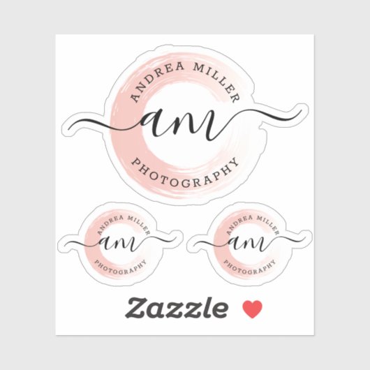 エレガントバラ金ゴールド絵を描スワッシュロゴカスタムデカール シール (シート)