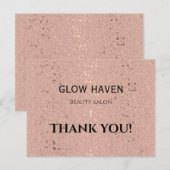 エレガントバラ金ゴールド美しいサロン ポストカード (正面/裏面)