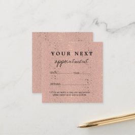 エレガントバラ金ゴールド美しいサロン 予約カード