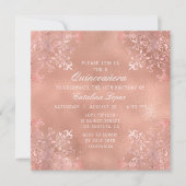 エレガントバラ金ゴールド華美フローラ 招待状 (正面)