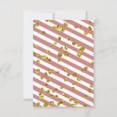 エレガントバラ金ゴールド葬儀サンキューカード サンキューカード (裏面)