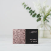 エレガントバラ金ゴールド財務コンサルタント 名刺 (スタンド正面)