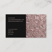 エレガントバラ金ゴールド財務コンサルタント 名刺 (裏面)