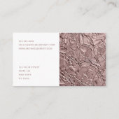 エレガントバラ金ゴールド財務コンサルタント 名刺 (裏面)