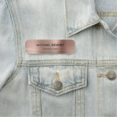 エレガントバラ金ゴールド金属プロフェッショナル事業 名札 (インサイチュ)