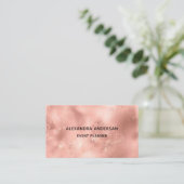 エレガントバラ金ゴールド金属プロフェッショナル 名刺 (スタンド正面)