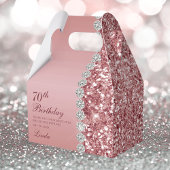 エレガントバラ金ゴールド70誕生日 フェイバーボックス