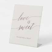 エレガントバラ金ゴールド |アイボリーの愛は甘い 台座サイン (正面)