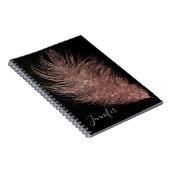 エレガントバラ金ゴールド ノートブック (右側)