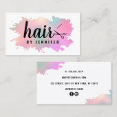 エレガントバラ金ゴールド 名刺 (正面/裏面)