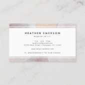 エレガントバラ金ゴールド 名刺 (裏面)