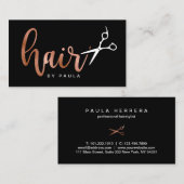 エレガントバラ金ゴールド 名刺 (正面/裏面)