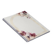 エレガントバラ金ゴールドArchノートブック | スタイリッシュ ノートブック (右側)