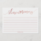 エレガントバラ金箔共有Aメモリカード アドバイスカード (正面)