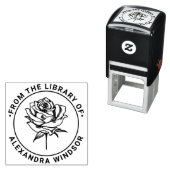 エレガントバラ開花ライブラリのブック名 セルフインキングスタンプ (インサイチュ)
