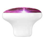 エレガントバラ開花:ドパーソナライズされたアのノブのアクセント セラミックノブ (側面)