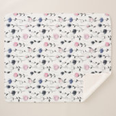 エレガントバラ シェルパブランケット (正面(横))