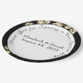 エレガントバラ ペーパープレート (アングル)