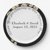 エレガントバラ ペーパープレート (正面)