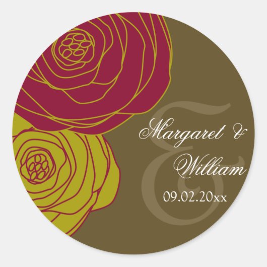 エレガントバラ ラウンドシール (正面)