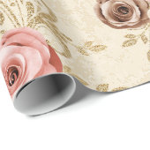 エレガントバラ ラッピングペーパー (ロールコーナー)