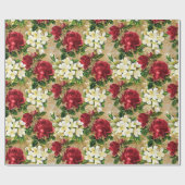 エレガントバラ ラッピングペーパー (フラット)